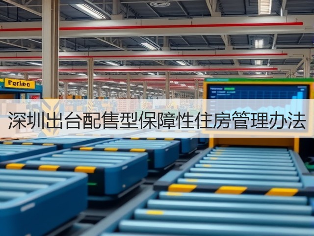 深圳出台配售型保障性住房管理办法(图3) 深圳出台配售型保障性住房管理办法(图3)