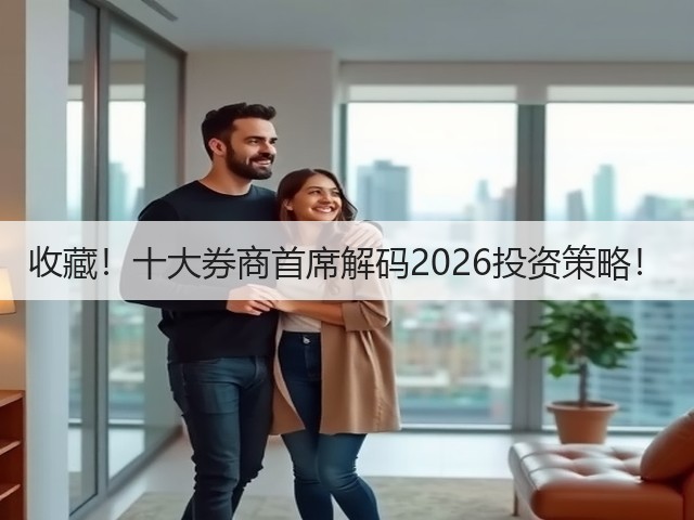 收藏!十大券商首席解码2026投资策略!(图2) 收藏!十大券商首席解码2026投资策略!(图2)