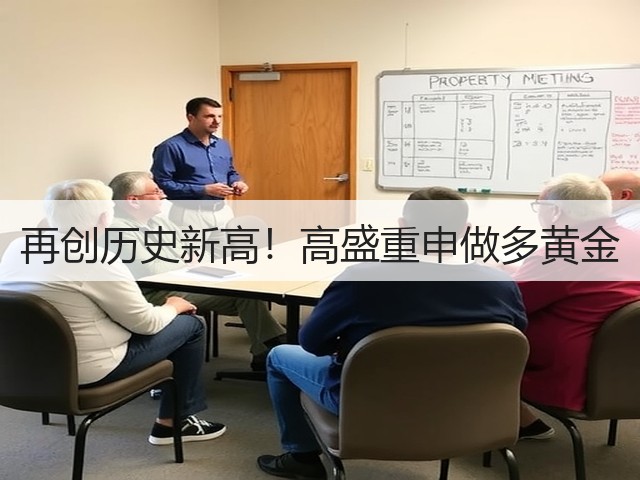 再创历史新高!高盛重申做多黄金(图1) 再创历史新高!高盛重申做多黄金(图1)