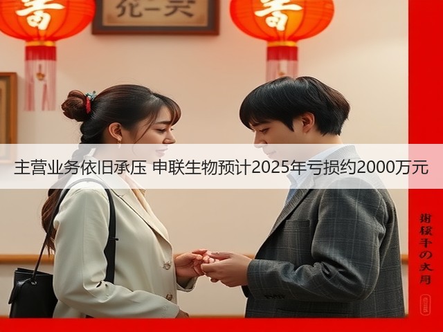 主营业务依旧承压 申联生物预计2025年亏损约2000万元(图3) 主营业务依旧承压 申联生物预计2025年亏损约2000万元(图3)
