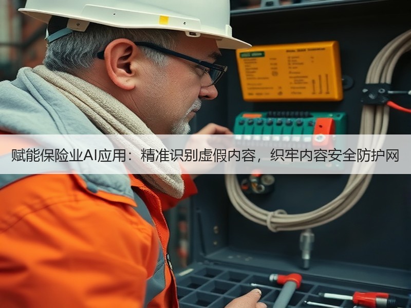 赋能保险业AI应用：精准识别虚假内容，织牢内容安全防护网