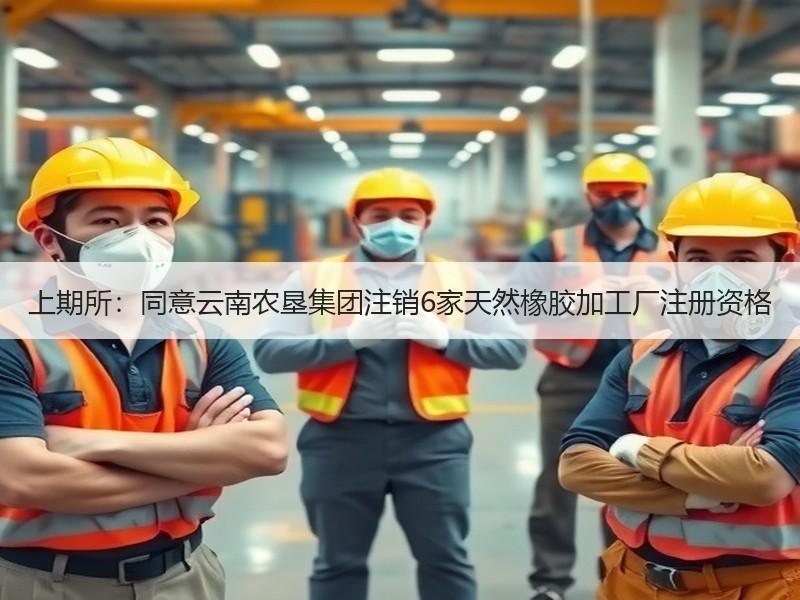 上期所：同意云南农垦集团注销6家天然橡胶加工厂注册资格