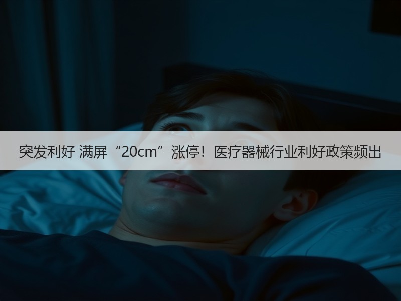 突发利好 满屏“20cm”涨停！医疗器械行业利好政策频出