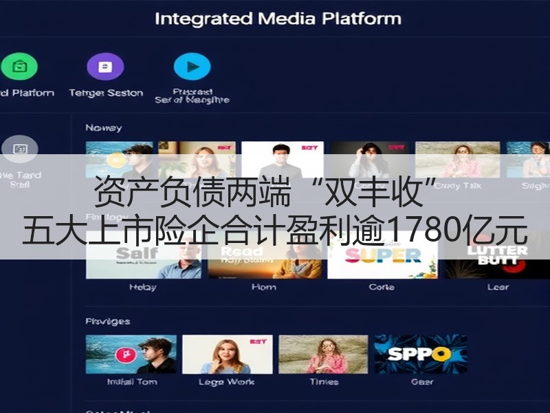 资产负债两端“双丰收” 五大上市险企合计盈利逾1780亿元