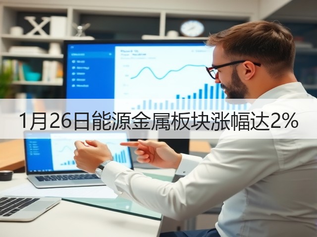 1月26日能源金属板块涨幅达2%(图2)