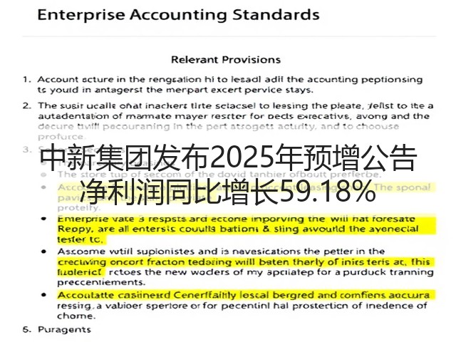中新集团发布2025年预增公告 净利润同比增长59.18%(图3) 中新集团发布2025年预增公告 净利润同比增长59.18%(图3)
