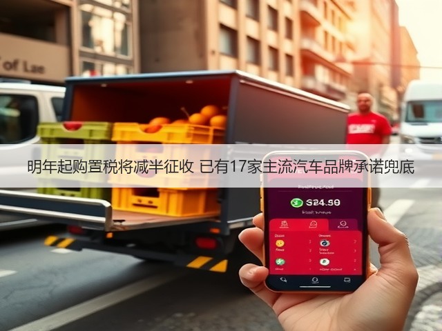 明年起购置税将减半征收 已有17家主流汽车品牌承诺兜底(图2) 明年起购置税将减半征收 已有17家主流汽车品牌承诺兜底(图2)