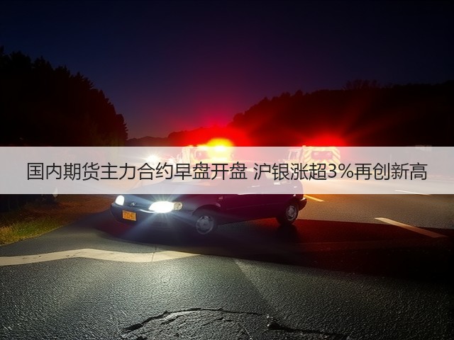 国内期货主力合约早盘开盘 沪银涨超3%再创新高(图2)