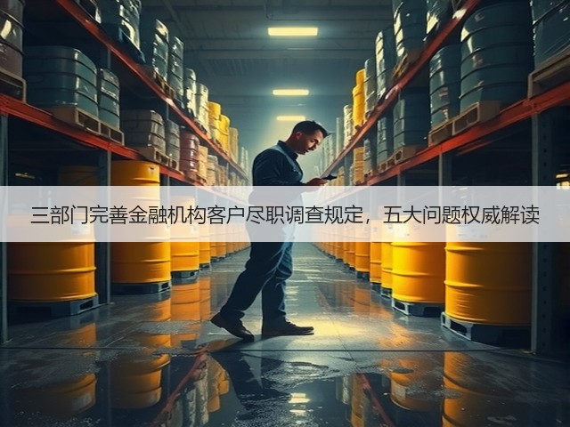 三部门完善金融机构客户尽职调查规定,五大问题权威解读(图3) 三部门完善金融机构客户尽职调查规定,五大问题权威解读(图3)
