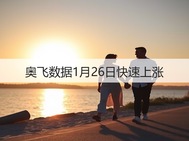 奥飞数据1月26日快速上涨(图1) 奥飞数据1月26日快速上涨(图1)