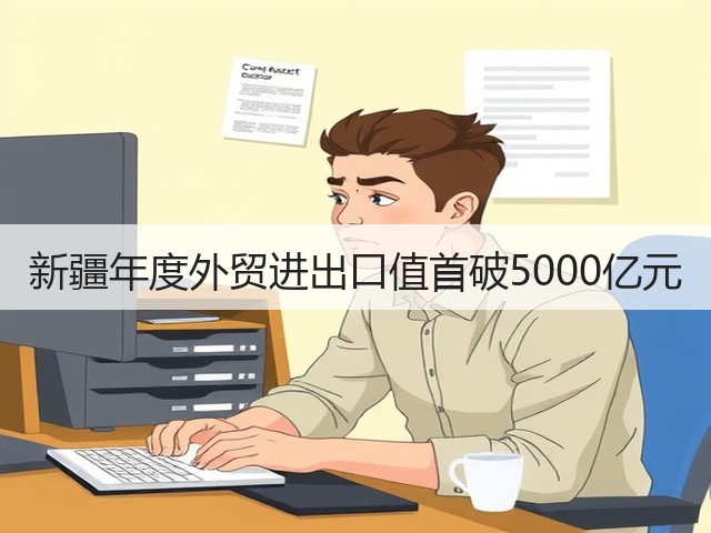 新疆年度外贸进出口值首破5000亿元(图2)