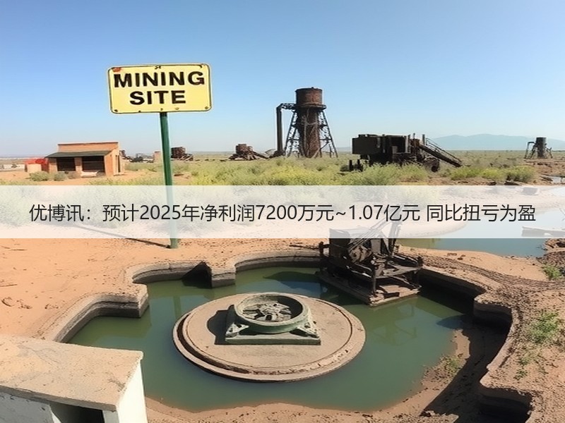 优博讯：预计2025年净利润7200万元~1.07亿元 同比扭亏为盈