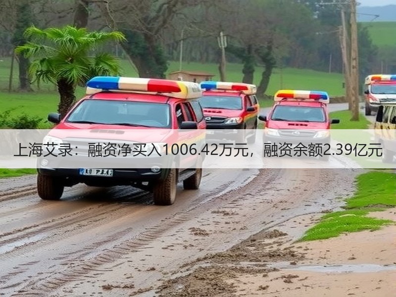 上海艾录：融资净买入1006.42万元，融资余额2.39亿元