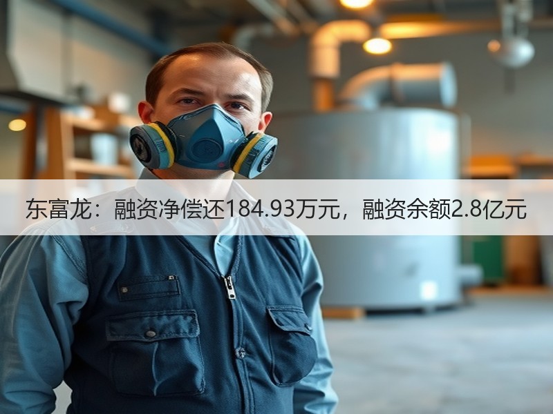 东富龙：融资净偿还184.93万元，融资余额2.8亿元
