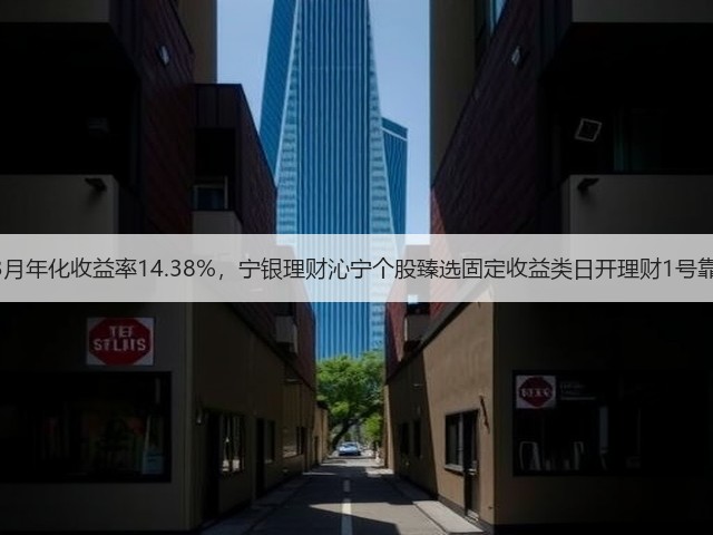 金融产品测评 | 近3月年化收益率14.38%，宁银理财沁宁个股臻选固定收益类日开理财1号靠什么取得高收益？(图2)