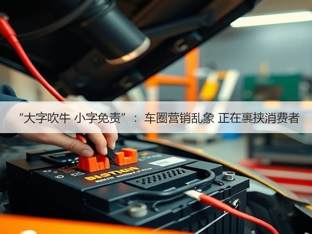 “大字吹牛 小字免责”:车圈营销乱象 正在裹挟消费者(图3) “大字吹牛 小字免责”:车圈营销乱象 正在裹挟消费者(图3)
