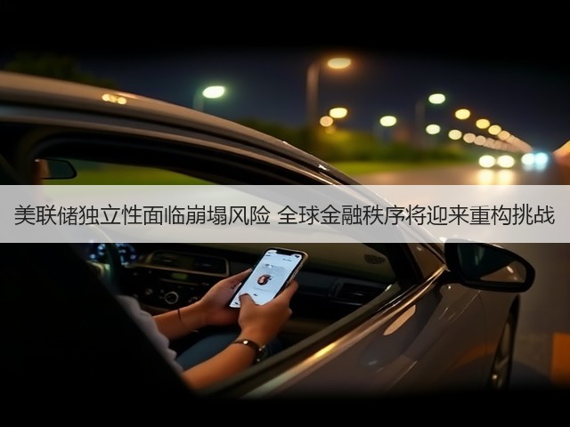 美联储独立性面临崩塌风险 全球金融秩序将迎来重构挑战(图3) 美联储独立性面临崩塌风险 全球金融秩序将迎来重构挑战(图3)