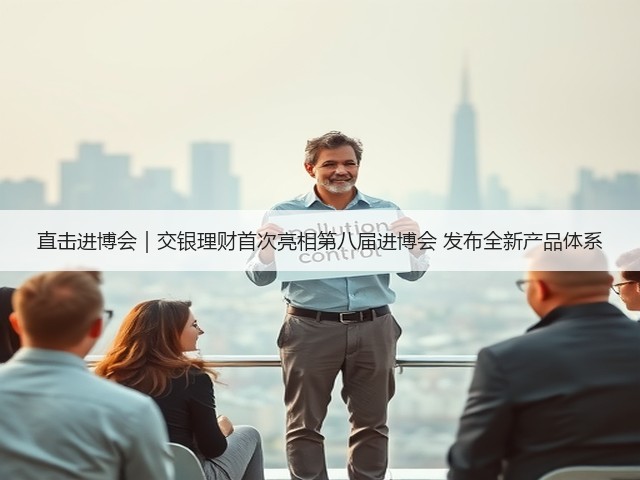 直击进博会｜交银理财首次亮相第八届进博会 发布全新产品体系(图1)