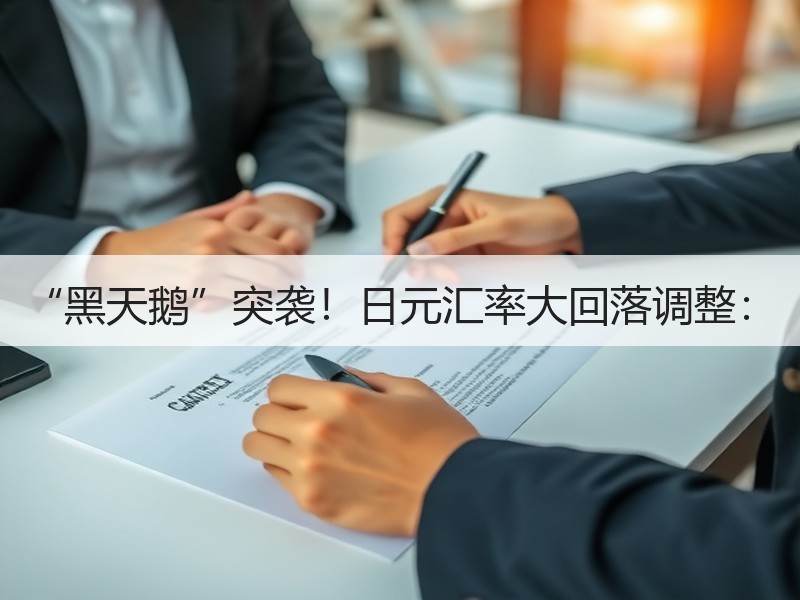 “黑天鹅”突袭！日元汇率大回落调整：