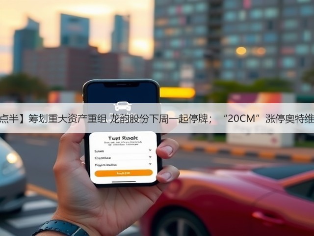 【中证十点半】筹划重大资产重组 龙韵股份下周一起停牌；“20CM”涨停奥特维回应异动(图3)