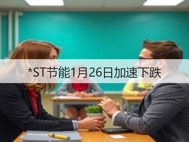 *ST节能1月26日加速下跌(图2)