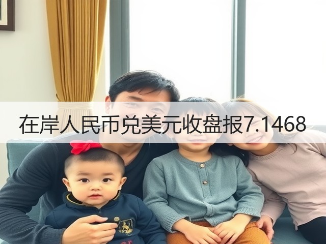 在岸人民币兑美元收盘报7.1468(图1)