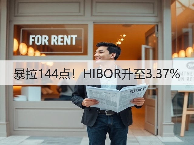 暴拉144点!HIBOR升至3.37%(图3) 暴拉144点!HIBOR升至3.37%(图3)
