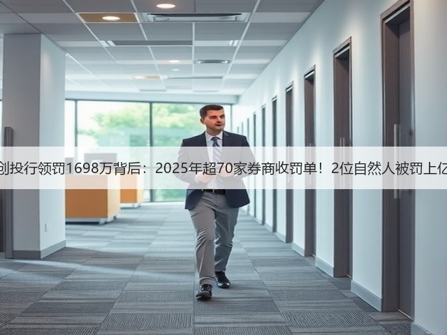 一创投行领罚1698万背后:2025年超70家券商收罚单!2位自然人被罚上亿元(图2) 一创投行领罚1698万背后:2025年超70家券商收罚单!2位自然人被罚上亿元(图2)