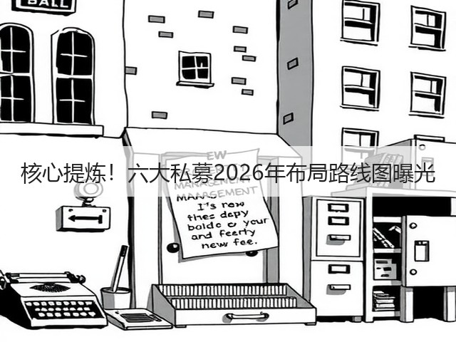 核心提炼!六大私募2026年布局路线图曝光(图1) 核心提炼!六大私募2026年布局路线图曝光(图1)