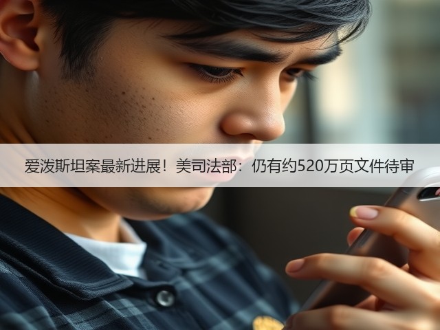 爱泼斯坦案最新进展!美司法部:仍有约520万页文件待审(图1) 爱泼斯坦案最新进展!美司法部:仍有约520万页文件待审(图1)