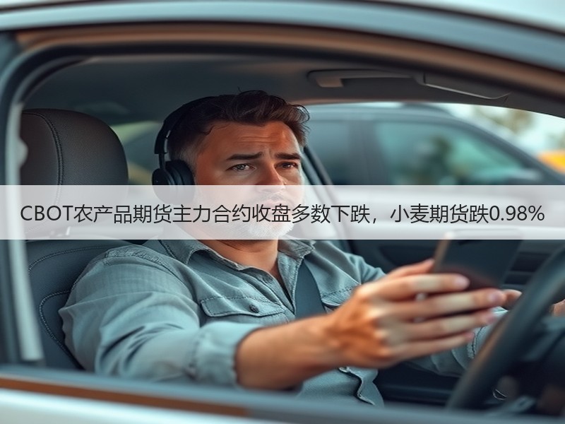 CBOT农产品期货主力合约收盘多数下跌，小麦期货跌0.98%