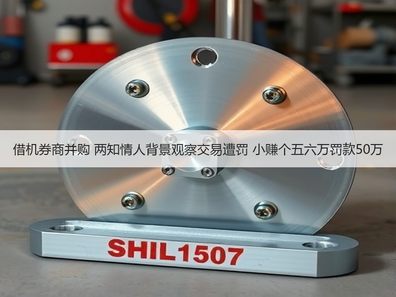 借机券商并购 两知情人背景观察交易遭罚 小赚个五六万罚款50万