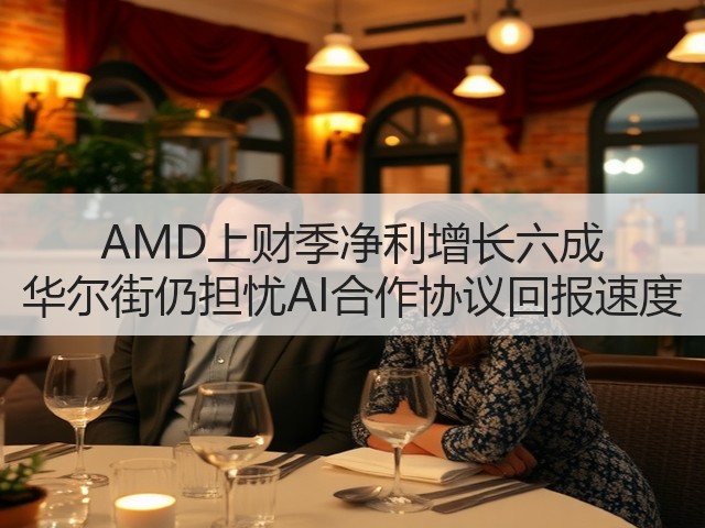 AMD上财季净利增长六成 华尔街仍担忧AI合作协议回报速度(图2)