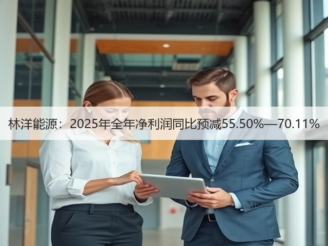 林洋能源：2025年全年净利润同比预减55.50%—70.11%(图1)