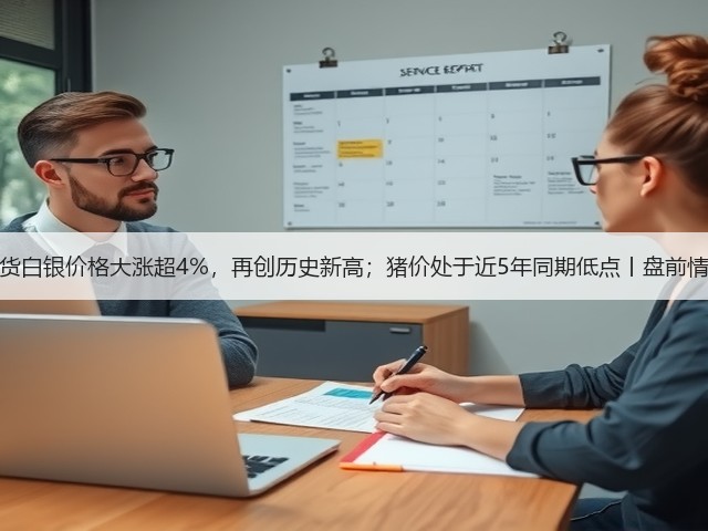 现货白银价格大涨超4%,再创历史新高;猪价处于近5年同期低点丨盘前情报(图1) 现货白银价格大涨超4%,再创历史新高;猪价处于近5年同期低点丨盘前情报(图1)