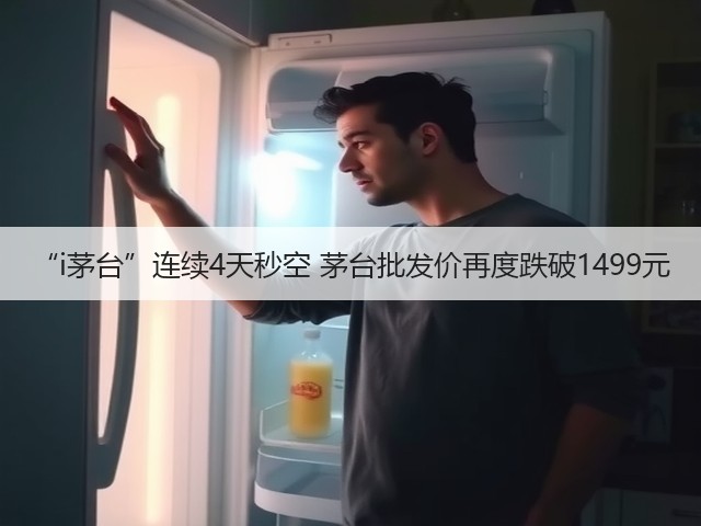 “i茅台”连续4天秒空 茅台批发价再度跌破1499元(图1) “i茅台”连续4天秒空 茅台批发价再度跌破1499元(图1)