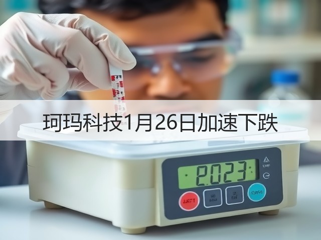 珂玛科技1月26日加速下跌(图1) 珂玛科技1月26日加速下跌(图1)