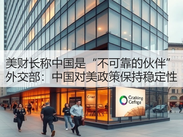 美财长称中国是“不可靠的伙伴” 外交部：中国对美政策保持稳定性(图3)