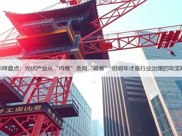 年终盘点：光伏产业从“内卷”走向“破卷” 但明年才是行业治理的攻坚期(图2)