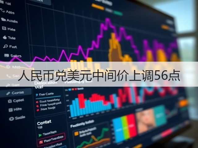 人民币兑美元中间价上调56点(图1)