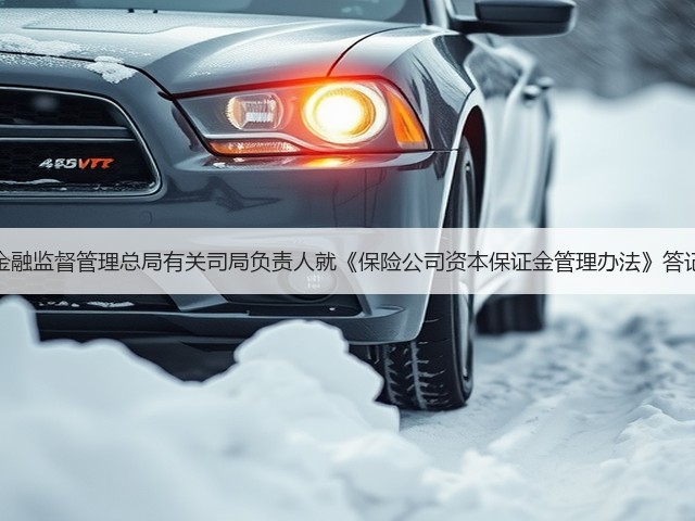 国家金融监督管理总局有关司局负责人就《保险公司资本保证金管理办法》答记者问(图3)