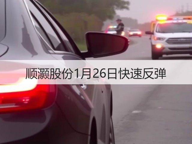 顺灏股份1月26日快速反弹(图1) 顺灏股份1月26日快速反弹(图1)
