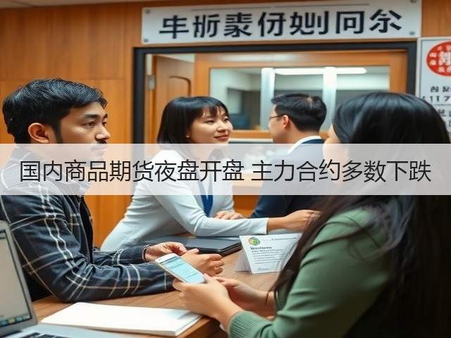 国内商品期货夜盘开盘 主力合约多数下跌(图1) 国内商品期货夜盘开盘 主力合约多数下跌(图1)