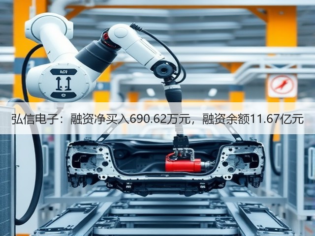 弘信电子：融资净买入690.62万元，融资余额11.67亿元(图3)