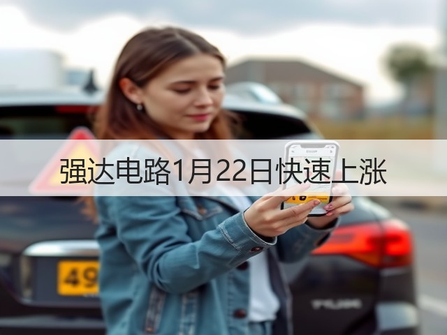 强达电路1月22日快速上涨(图1) 强达电路1月22日快速上涨(图1)