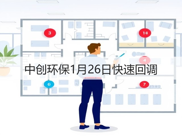 中创环保1月26日快速回调(图1) 中创环保1月26日快速回调(图1)