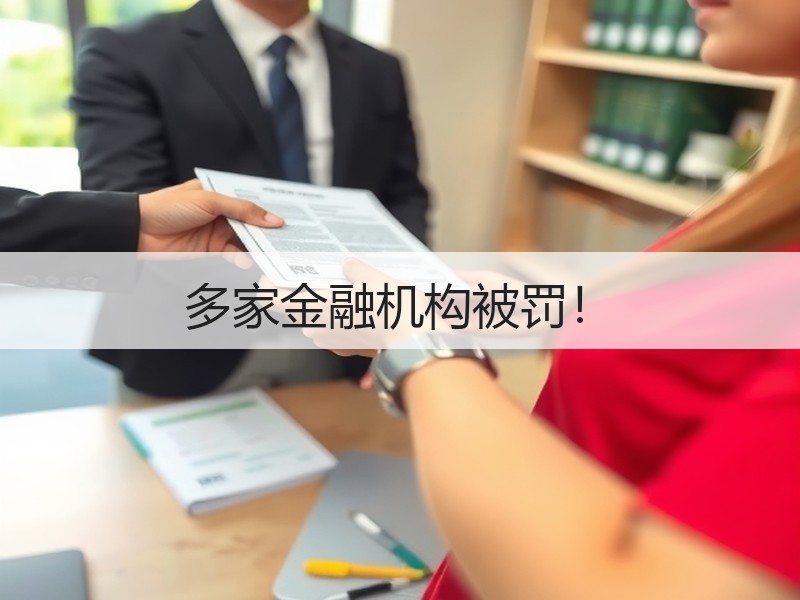 多家金融机构被罚！