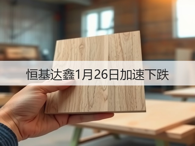 恒基达鑫1月26日加速下跌(图1)