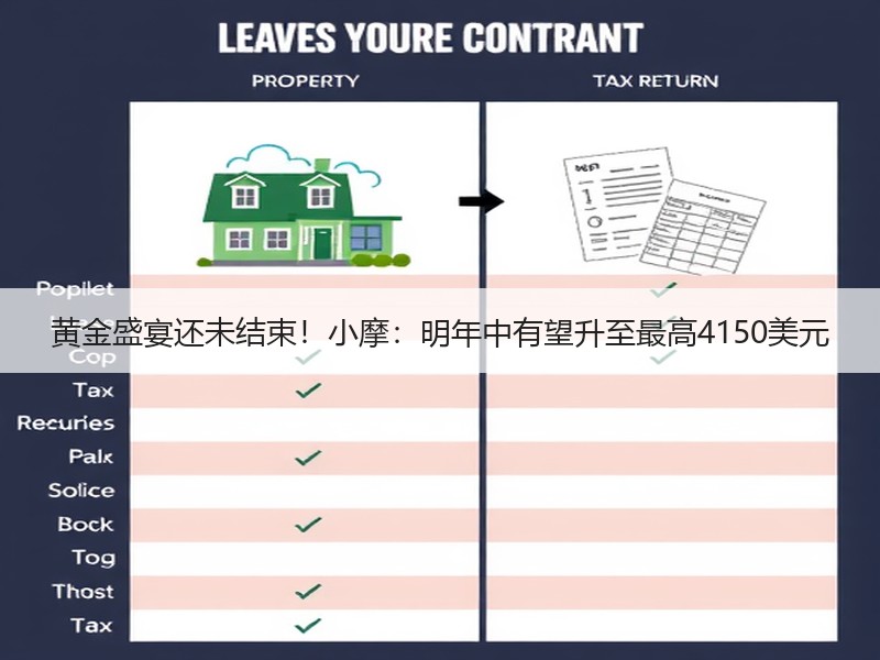 黄金盛宴还未结束！小摩：明年中有望升至最高4150美元