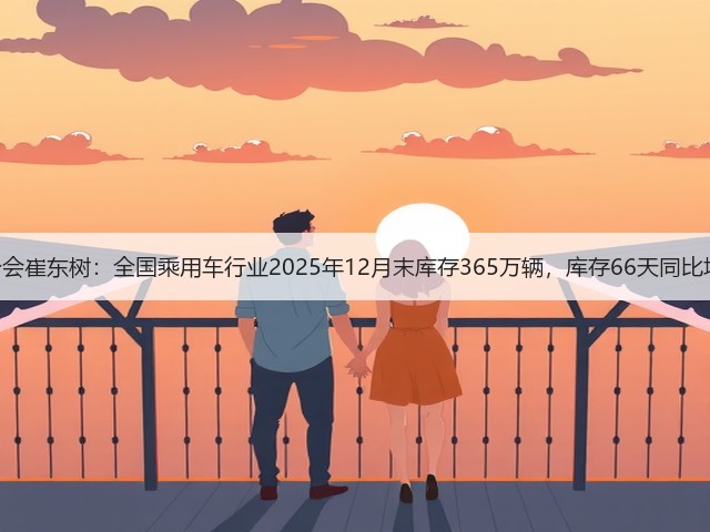 乘联分会崔东树：全国乘用车行业2025年12月末库存365万辆，库存66天同比增20天(图2)